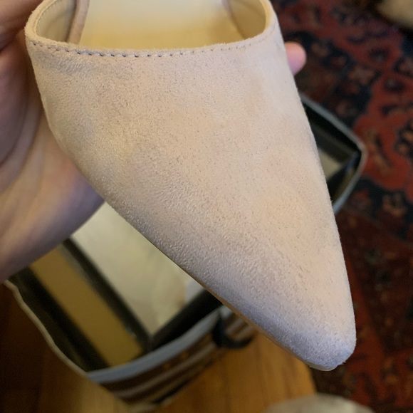 Formal High Heel Shoes w/ Ankle Straps Beige Pink - Picture 5 of 7